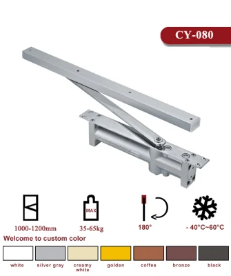  Schiebearm-Türzubehör aus Aluminiumlegierung;  Verdeckter Türschließer